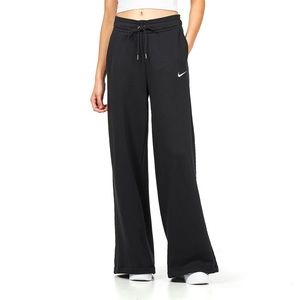 nike black wide leg high waist sweatpants